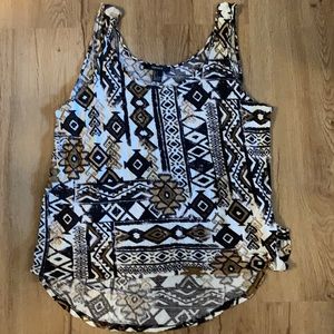 Large Aztec Print Forever 21 Tank